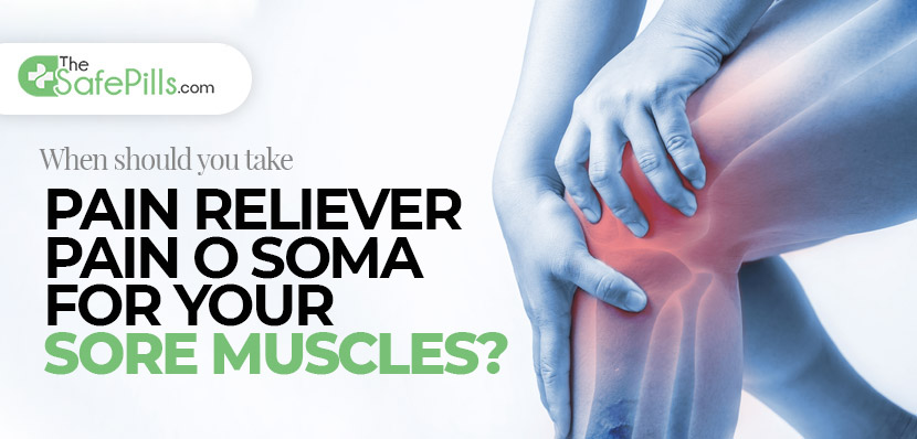 When should you take pain reliever Pain o Soma for your sore muscles?