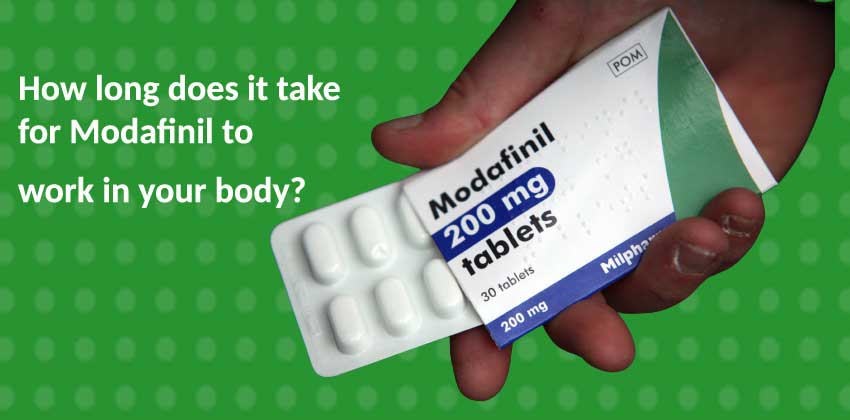 How long does it take for Modafinil to work in your body?