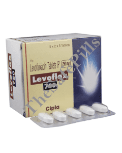 Levoflox Levofloxacin 750 mg tablet s (	Levaquin