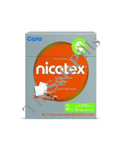 Nicotex 4mg Nicotine Gum Cinnamon Flavour